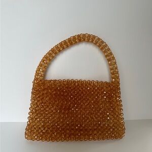 Amber Beaded Handbag